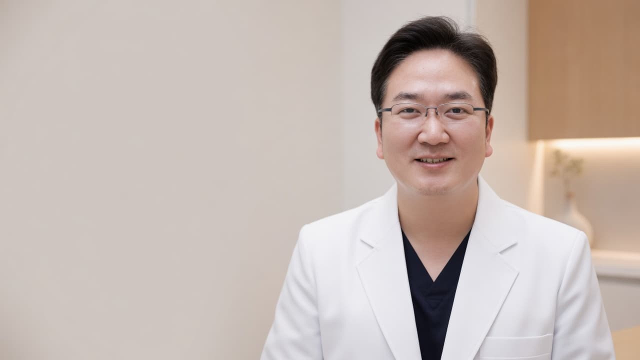 상담하는 정준우 원장